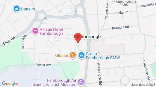 Apartments for rent in Farnborough - Hampshire - Photo from Google Street View