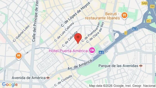 Apartments for rent in Madrid Chamartín - Photo from Google Street View