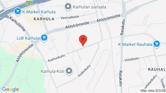 Apartments for rent i Kotka - kort over placeringen