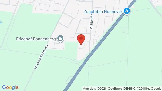 Apartments for rent i Hannover - kort over placeringen