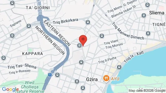 Apartments for rent i Il-Gżira - kort over placeringen