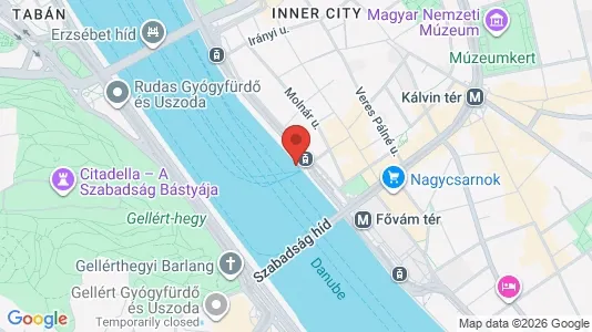 Apartments for rent i Budapest Belváros-Lipótváros - kort over placeringen