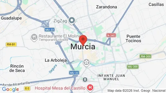 Apartments for rent in Murcia - Photo from Google Street View