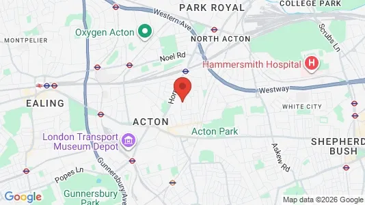 Apartments for rent i London W3 - kort over placeringen