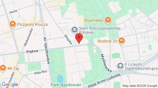 Apartments for rent i Warszawa Śródmieście - kort over placeringen