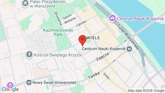 Apartments for rent i Warszawa Śródmieście - kort over placeringen