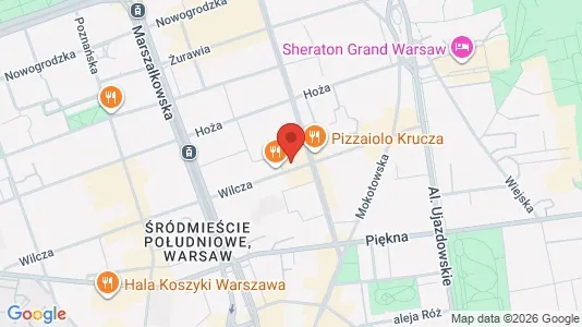 Apartments for rent i Warszawa Śródmieście - kort over placeringen