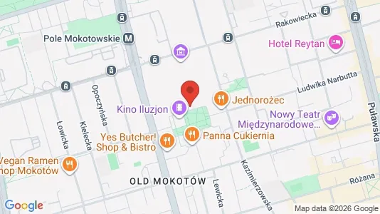 Apartments for rent i Warszawa Mokotów - kort over placeringen