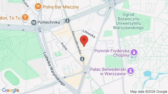 Apartments for rent i Warszawa Śródmieście - kort over placeringen