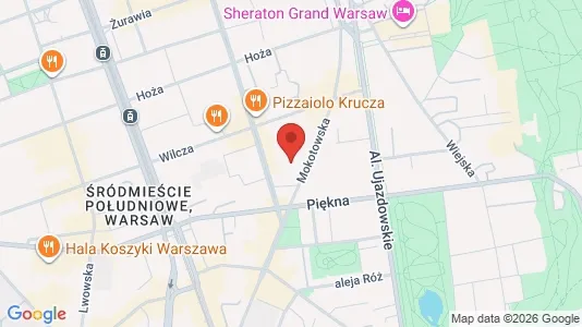 Apartments for rent i Warszawa Śródmieście - kort over placeringen