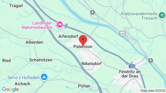 Houses for rent i Paternion - kort over placeringen