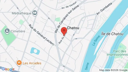 Rooms for rent i Saint-Germain-en-Laye - kort over placeringen