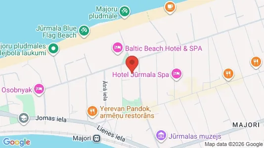 Apartments for rent i Jūrmala - kort over placeringen