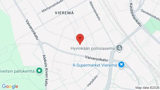 Apartments for rent i Hyvinkää - kort over placeringen