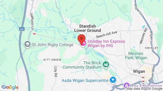 Apartments for rent i Wigan - Lancashire - kort over placeringen