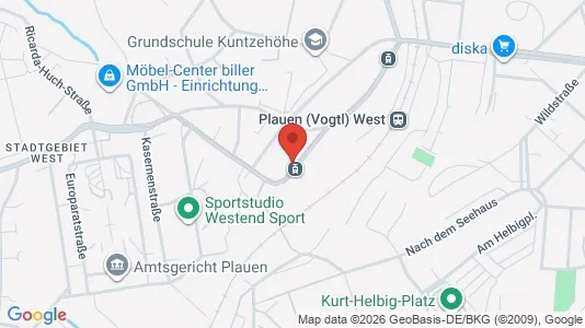 Apartments for rent i Vogtlandkreis - kort over placeringen