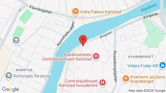 Apartments for rent i Karlstad - kort over placeringen