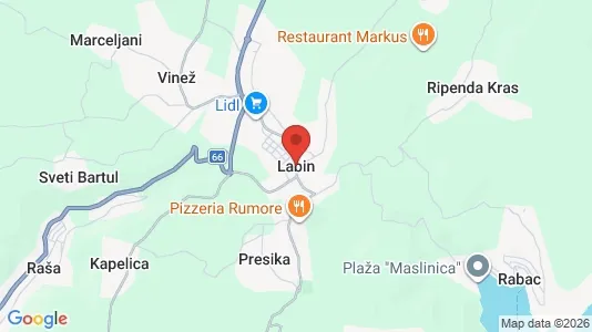 Apartments for rent in Labin - Photo from Google Street View