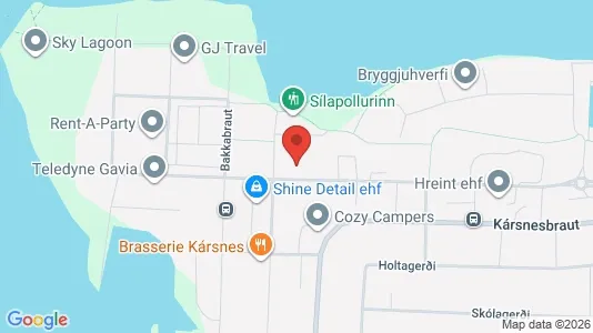 Apartments for rent i Kópavogur - kort over placeringen