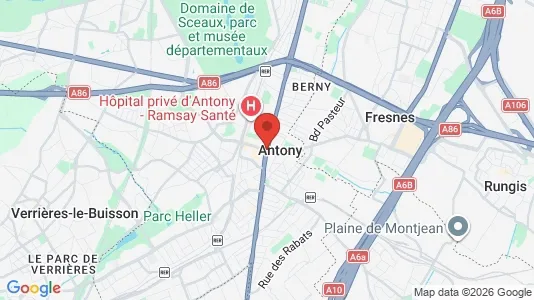 Apartments for rent in Antony - Photo from Google Street View