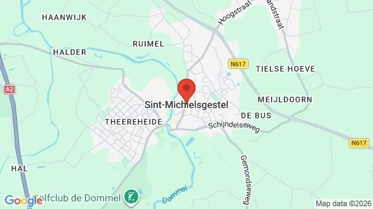 Apartments for rent i Sint-Michielsgestel - kort over placeringen