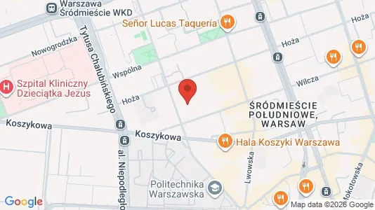 Apartments for rent i Warszawa Śródmieście - kort over placeringen
