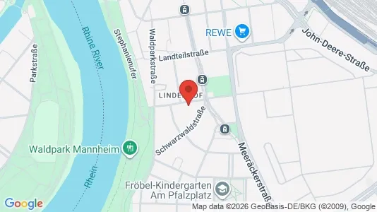 Apartments for rent in Mannheim - Photo from Google Street View