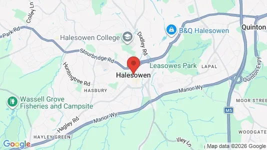Apartments for rent i Halesowen - West Midlands - kort over placeringen