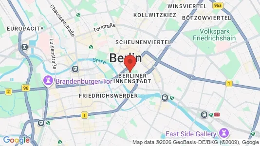 Rooms for rent in Berlin Mitte - Photo from Google Street View