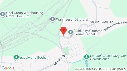Apartments for rent i Bochum - kort over placeringen