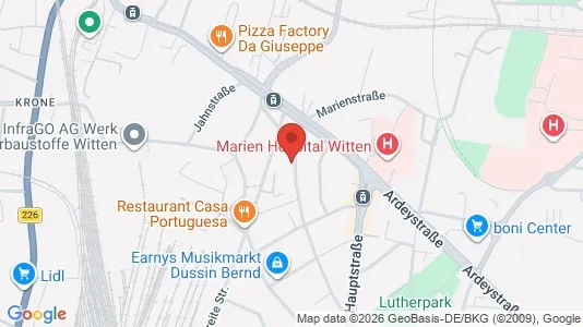 Apartments for rent i Ennepe-Ruhr-Kreis - kort over placeringen