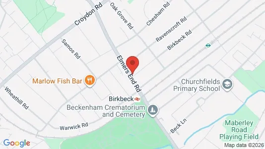 Apartments for rent i Beckenham - Kent - kort over placeringen