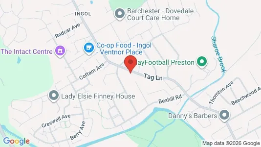 Apartments for rent i Preston - Lancashire - kort over placeringen