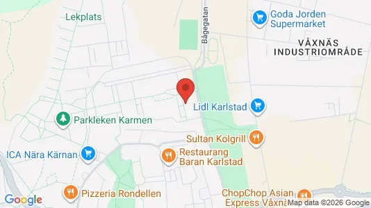Apartments for rent i Karlstad - kort over placeringen