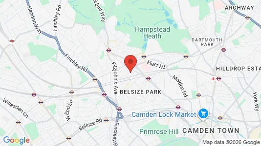 Apartments for rent in London NW3 - Photo from Google Street View