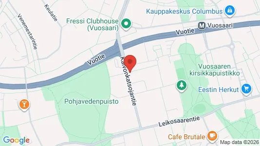 Apartments for rent i Helsinki Itäinen - kort over placeringen