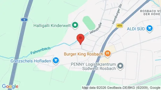 Apartments for rent i Wetteraukreis - kort over placeringen