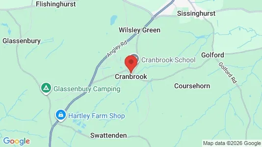 Apartments for rent i Cranbrook - Kent - kort over placeringen