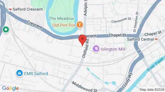 Apartments for rent i Salford - Lancashire - kort over placeringen