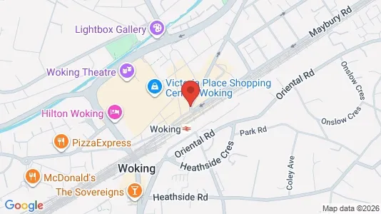 Apartments for rent i Woking - Surrey - kort over placeringen