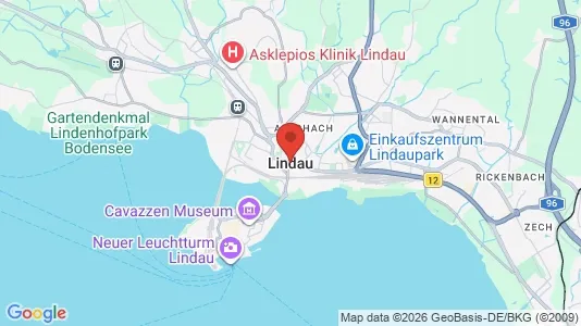 Apartments for rent i Lindau - kort over placeringen