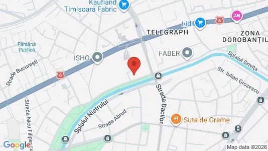 Apartments for rent i Timişoara - kort over placeringen