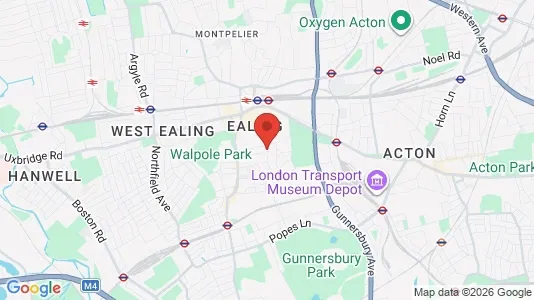 Apartments for rent i London W5 - kort over placeringen