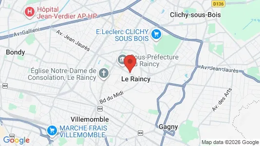 Houses for rent in Le Raincy - Photo from Google Street View
