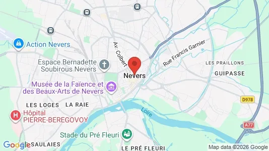 Apartments for rent in Nevers - Photo from Google Street View