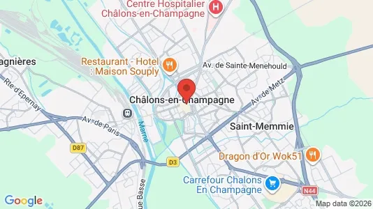 Apartments for rent in Châlons-en-Champagne - Photo from Google Street View
