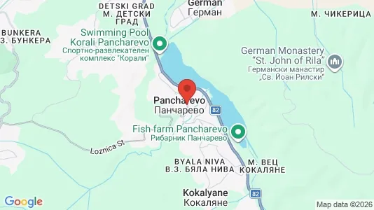 Houses for rent i Pancharevo - kort over placeringen