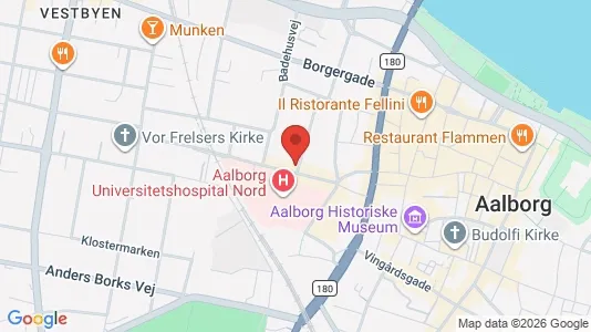 Apartments for rent i Aalborg Center - kort over placeringen