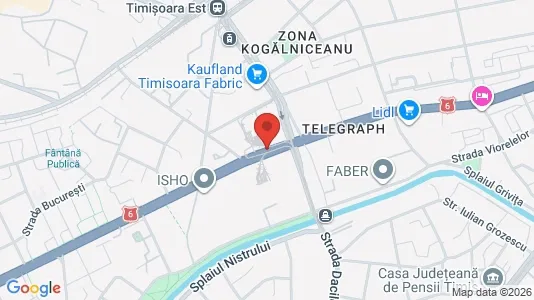 Apartments for rent i Timişoara - kort over placeringen