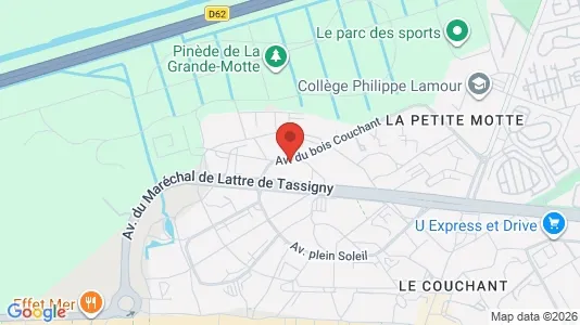 Apartments for rent i Montpellier - kort over placeringen